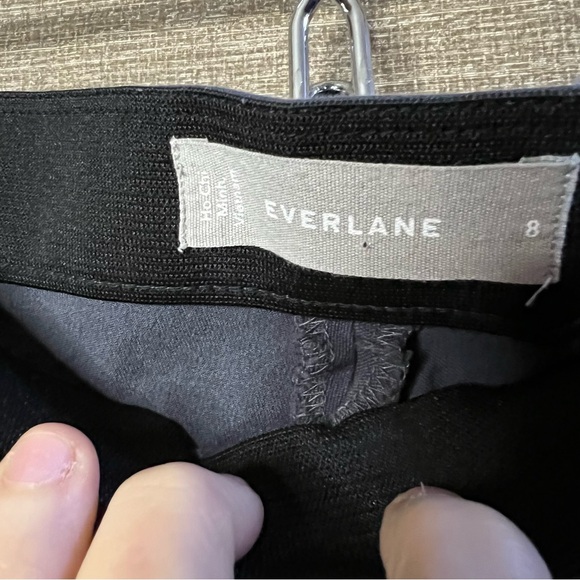 Everlane Slate Gray The Side Zip Stretch Cotton Work Career Pants Size 8 - Picture 4 of 16